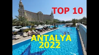 TOP 10 BEST 5 STAR ALL INCLUSIVE RESORT ANTALYA TURKEY 2022