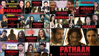 PATHAAN Date Announcement REACTION!! | Shah Rukh Khan | Deepika Padukone | John Abraham