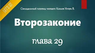 [Аудио Библия]0182. Второзаконие, Глава 29 - LET'S QT