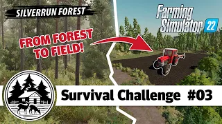 MAKING THE FIRST FIELD! - Platinum Edition - Farming Simulator 22 - Survival Challenge - Timelapse