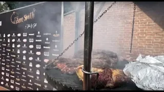 Argentinean Barbecue  by Alex Lu Sell , 120 kg of meat. Grigliata Argentina#