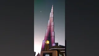 Бурдж Халифа, Дубаи, световое шоу