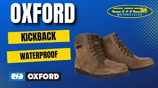 New for 2023 First Look | Oxford Kickback Waterproof Motorcycle Boots