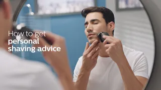 How to get personal shaving advice for Philips Shaver S5000 and S7000