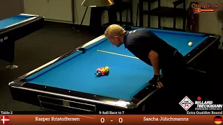 Kasper Kristoffersen v Sascha Jülichmanns | TOR SERVICE 24 / BILLARD BECKMANN | Pinneberg Open 2017