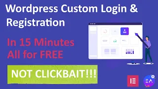 Create Custom Login Page ✅  Custom Registration Page with Elementor in Wordpress