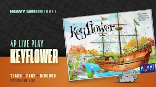 Keyflower- 4p Teaching, Play-through, & Roundtable Discussion by Heavy Cardboard