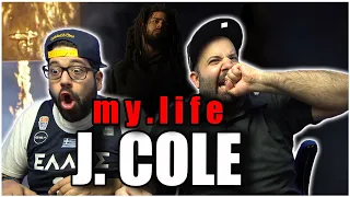 THIS HOOK...WOW!! J. Cole - m y . l i f e feat. 21 Savage, Morray (Official Audio) *REACTION!!