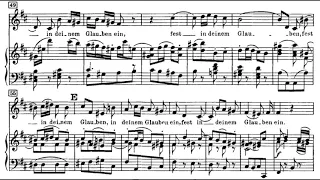 Schliesse mein Herze (BWV 248 - J.S. Bach) Score Animation