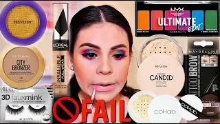 TESTING NEW DRUGSTORE MAKEUP 2019: FULL FACE OF FIRST IMPRESSIONS FAIL! | JuicyJas