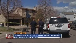 Man stabbed to death in Aurora, suspect arrested