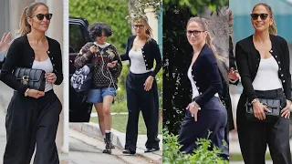 Jennifer Lopez Takes Her Teenage Daughter Emme To Jennifer Garner's House