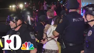 Several people arrested at peaceful demonstration after being told to leave by UT