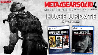 Metal Gear Solid 4 Remastered (PS5) Just Got A HUGE Update | Peace Walker, MGS Collection Vol.2