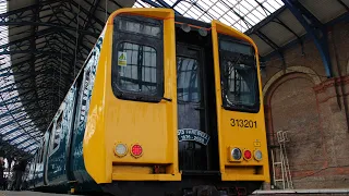 Class 313 farewell tour arrives at Brighton! - On Board!!