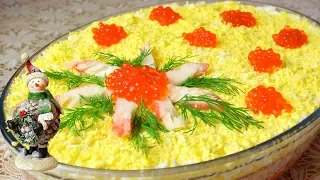 Новинка! Салат "Мимоза" классический рецепт оочень вкусный и слоеный к НГ 2020  Мамины рецепты