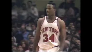1989-90 NBA New York Knicks vs. Atlanta Hawks Game Highlights (MSG, Jan.4, 1990)