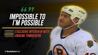How Graeme Townshend Turned Impossible to 'I'm Possible' as First Jamaican-Born NHL Player