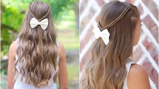 Infinity Braid Tieback | Back-to-School Hairstyles