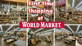 FIRST TIME SHOPPING AT WORLD MARKET | WORLD MARKET | STAYWITHUS