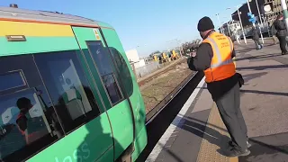 Southern Class 377 404-377 413 Departure Eastbourne for Brighton via Lewes