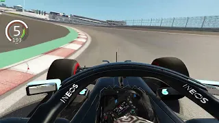 Mercedes W11 at Dubai Autodrome ---- Assetto Corsa