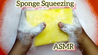 Oddly Satisfying asmr ❤️ Sponge Squeezing with  Detergent ❤️ That will make a fall asleep 😴#asmr