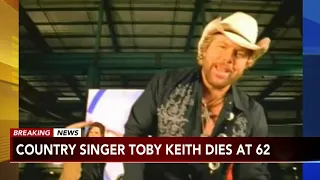 Country singer Toby Keith dies at 62 after battle with stomach cancer