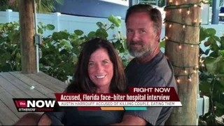 Accused, Florida face-biter hospital interview