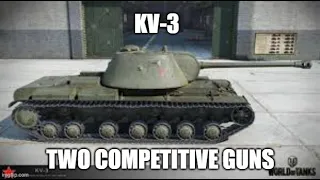 KV-3 Two Competitive Guns ll Wot Console