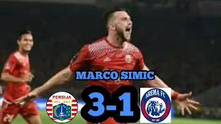 Persija vs Arema 3-1 Cuplikan Pertandingan dan Gol Liga1 Go-jek 31 maret 2018.