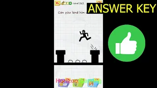 Draw 2 Save: Stickman Puzzle LEVEL 263 Can you lend him a hand - Gameplay Walkthrough Android IOS