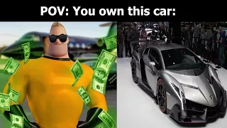 Mr Incredible Becoming Rich Meme (You own this car:)