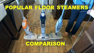 POPULAR FLOOR STEAM MOP COMPARISON - BISSELL & SHARK