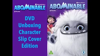 Abominable DVD unboxing 2020 DREAMWORKS CHARACTER SLIPCOVER