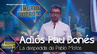 Pablo Motos se despide de Pau Donés, el vocalista de Jarabe de Palo - El Hormiguero 3.0