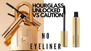 NEW HOURGLASS UNLOCKED INSTANT MASCARA VS HOURGLASS CAUTION MASCARA | COMPARISON AND REMOVAL!!!