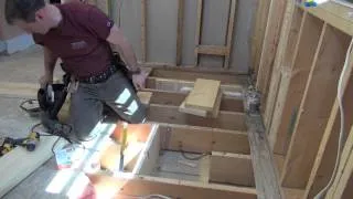 Bathroom Remodeling Part 7 [Framing openings in floor joists]
