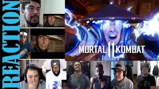 Mortal Kombat 11 - Official Launch Trailer REACTIONS MASHUP