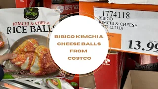 Kimchi and Cheese Rice Balls from Costco!