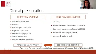 A discussion on: Natural premature ovarian insufficiency and early menopause: a snapshot of hormonal