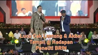 Lucu Cak Lontong dan Akbar Ngelawak di Hadapan Peneliti dan Pegawai BRIN