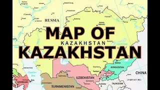 MAP OF KAZAKHSTAN