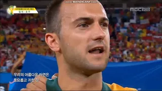 Anthem of Australia vs Chile FIFA World Cup 2014
