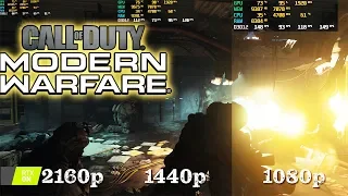 Call of Duty Modern Warfare Ray Tracing benchmark | 2160p 1440p 1080p