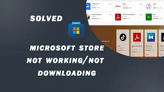 ✅ Fix Microsoft Store Not Downloading Apps or Games Issue - Fix Apps Not Downloading