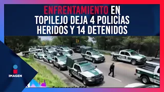 Enfrentamiento en Topilejo deja cuatro policías heridos y 14 detenidos | De Pisa y Corre