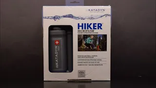 Katadyn Hiker filtered dirty water Under the Microscope