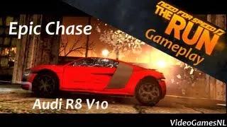Need For Speed: The Run | Industrial District Epic Mob Chase in an Audi R8 V10 Coupé [PS3] [HD]