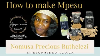 How to make Mpesu powder